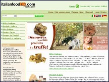 Aperu du site Yndella - picerie italienne en ligne, en direct d'Italie