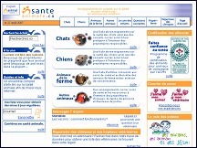 Aperu du site Sant Animale - informations sur la sant et les soins des animaux