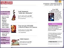 Aperçu du site Union centrale des arts décoratifs