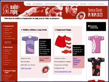 Aperu du site Maillot-Rugby.com - GladiaSport Rugby, maillots de rugby pour les clubs