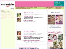 Aperçu du site Marie Claire Idées