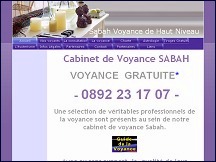 Aperçu du site Sabah Voyance - voyance gratuite par téléphone, hors coût d'appel