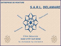 Aperçu du site SARL DELAMARE