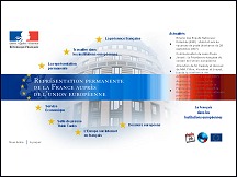 Aperu du site Reprsentation permanente franaise auprs de l'Union europenne