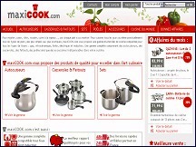 Aperu du site maxiCOOK.com - ustensiles de cuisine et matriel de cuisine