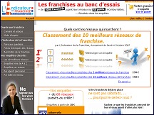 Aper�u du site L'Indicateur de la Franchise et du commerce organis�