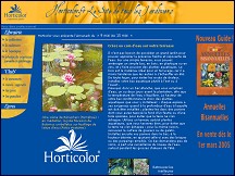 Aperçu du site Horticolor - guide jardinage - horticulture