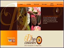 Aper�u du site D'lys Couleurs - bouquets � d�guster, fleurs et chocolats
