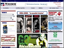 Weider Fitness - produits di�tetiques Weider, compl�ments alimentaires