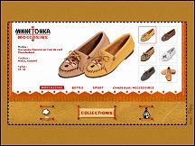 Aper�u du site Minnetonka - mocassins et bottes indiennes