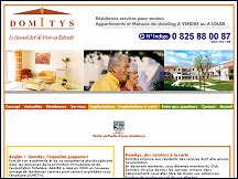 Aperçu du site Domitys - résidences pour personnes âgées non dépendantes