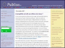 Aperu du site Publius - actualits et analyses europennes