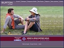 Burton - magasins de pr�t � porter pour hommes et femmes