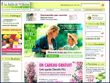 Aperçu du site Au jardin de Willemse