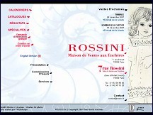 Aperu du site Rossini - maison de ventes aux enchres