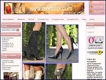Aperu du site Modatoi - vente en ligne de chaussures pour femmes