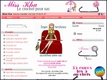 Aperu du site Miss Kha - crochets pour sacs