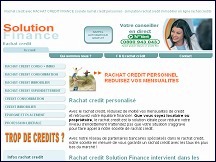 Aperu du site Rachat-Credit-France.com - rachat crdits personnels