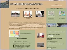 Aperu du site Marceona.com - locations courte dure  Barcelone, appartements Barcelone