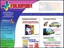 Foliopub - enseignes lumineuses, n�ons publicitaires