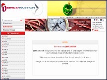 Aperu du site Demcowatch - vente de montres en ligne