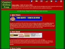 Aperçu du site Casino Online - guide des casinos en ligne