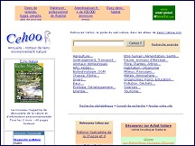 Aperu du site Cehoo : moteur annuaire de l'environnement et de la nature