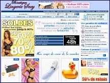 Aperu du site Boutique Lingerie Sexy