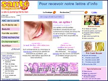 Aperçu du site Santé Magazine - Le Portail