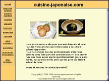 Aperu du site Cuisine-Japonaise.com - recettes de cuisine japonaise