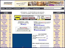 Aperu du site Destocknet b2b : bourse de dstockage, invendus, surplus...