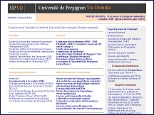 Aperu du site Universit de Perpignan