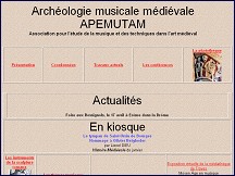 Aperu du site Archologie musicale mdivale Apemutam