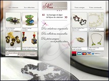 Aperçu du site Notes Précieuses - boutique de créateurs de bijoux