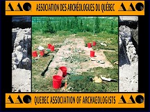 Aperçu du site AAQ - Association des archéologues du Québec