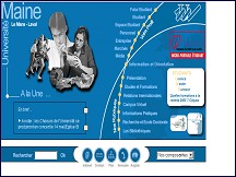 Aperçu du site Université du Maine