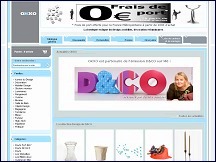 Aperu du site Okxo - objets de dcoration, mobilier design, luminaires