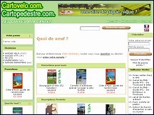 Aperu du site Cartovelo - cartes et guides cyclables pour randonnes  velo
