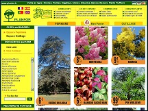 Aperu du site Planfor - ppinire et jardinerie en ligne