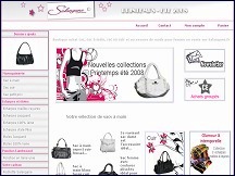 Aper�u du site Salangane - vente de sacs � main, maroquinerie, �charpes et �toles