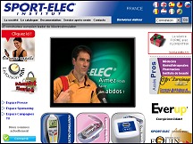 Aper�u du site Sport Elec Institute - appareils d'�lectrostimulation