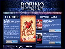 Aperu du site Bobino - music hall, salle de spectacles  Paris