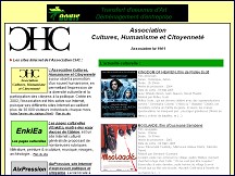 Aperçu du site Association Cultures, Humanisme et Citoyenneté