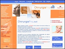 Aperu du site Chirurgie Pro - chirurgie esthtique en Tunisie