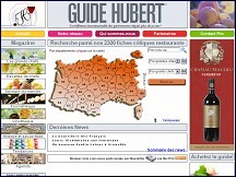 Aperu du site Guide Hubert - guide des restaurants gastronomiques en France