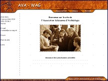 Aperçu du site Association Valaisanne d'Archéologie