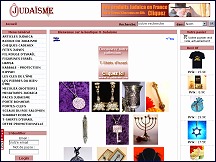 Aperçu du site O-judaisme.com - vente des articles de judaica