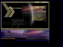 Aperçu du site Conseil Général de la Dordogne