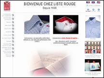 Liste Rouge - chemises homme sur mesure
