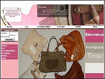 Aperu du site Maroquinerie du Net - sacs et bagages de grandes marques